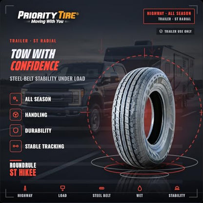 Roundrule ST Hikee ST235/80R16 All Season E (10 Ply) Semi-Steel Tire - size: 235/80R16