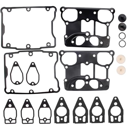 New Rocker Box Rebuild Gasket Kit Compatible with Harley 88" & 96" Twin CAM Engine Replace C9588