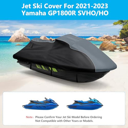 Jet Ski Cover for Yamaha WaveRunner GP1800R SVHO/HO 2021-2023 - size: For Yamaha Wave Runner GP1800R SVHO/HO 2021-2023
