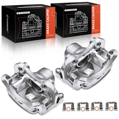 A-Premium Front Left and Right Side Disc Brake Caliper with Bracket - style: Front Driver and Passenger Side
