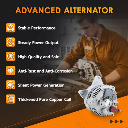 DynaVim Parts New Alternator Fit for Ford F150 1997-2001 Expedition 5.4 4.6 - size: 7791N