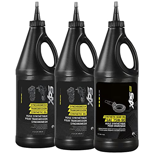 Tusk Drivetrain Oil Change Kit with Can-Am Oil Compatible with Can-Am Commander/Max 1000 2021-2025/Defender HD10/Max 2016-2025/Maverick X3 DS Turbo 64 Inch 2021-2025