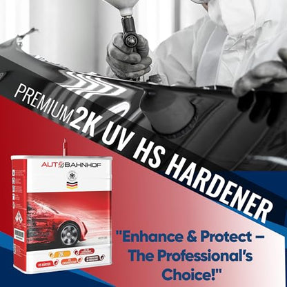AB-CC2200 2K HS Clear Coat Premium & AB-HD1100 2K UV HS Hardener Fast (Kit) – High-Gloss Automotive Clear Coat | Fast-Drying & Fuel-Resistant | Ideal for Collision Repair - color: 2K HS Clear Coat Premium & 2K UV HS Fast Hardener