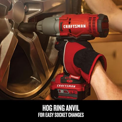 CRAFTSMAN V20 Cordless Impact Wrench, 1/2 inch, Bare Tool Only (CMCF900B) - style: Impact Wrench Only