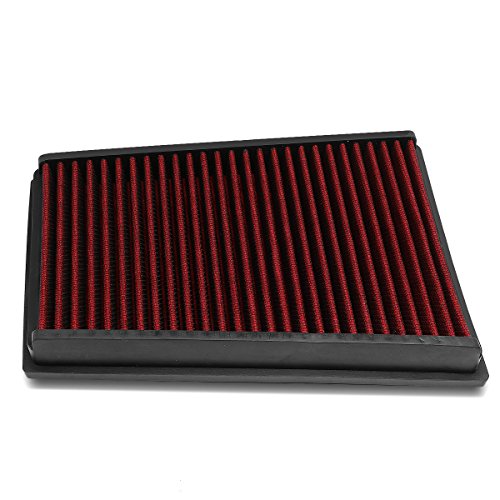 DNA Motoring AFPN-130-RD Clean Air Washable Drop In Panel Air Filter Enhance Engine Performance Power & Acceleration Improve [Compatible with 07-14 Nissan Qashqai/Dualis/X-Trail/Renault Koleos] - style: 14 Nissan Qashqai 2.0L
