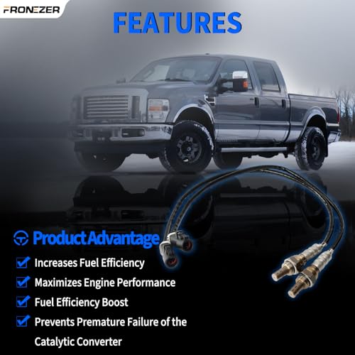 2PCS Oxygen Sensor Upstream Downstream O2 Sensor Compatible with Ford F150 F250 Ranger Expedition Explorer Escape, Mazda Tribute, Lincoln & More Replace# 15716,15717,15718, 15719,ZZC318861