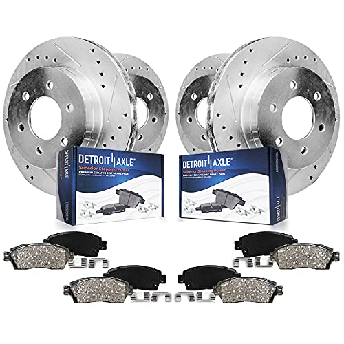 Detroit Axle - Brake Kit for Chevy GMC Silverado Sierra Avalanche 1500 - size: 8PR50776/KIT