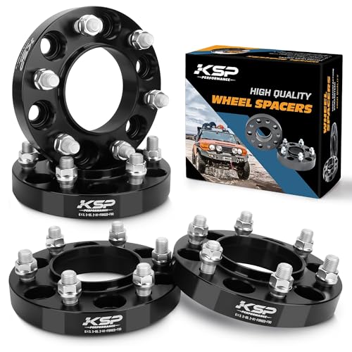 KSP 6x5.5 1.25in Wheel Spacers Fit 2024+ Tacoma 4runner, 2022+ Tundra-6 Lug - color: Black, size: 1.25inch-tacoma2024+