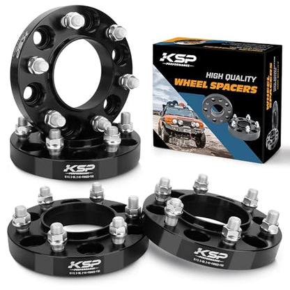 KSP 6x5.5 1.25in Wheel Spacers Fit 2024+ Tacoma 4runner, 2022+ Tundra-6 Lug - color: Black, size: 1.25inch-tacoma2024+