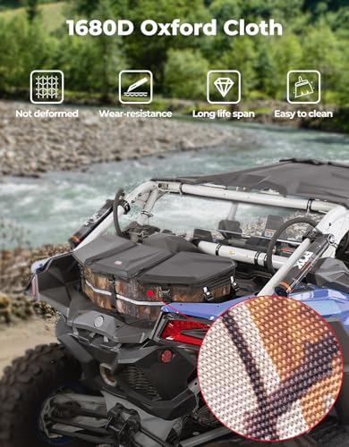 KEMIMOTO X3 Cargo Storage Bag Bed Box Rear Rack Toolbox Trunk Cooler Bag - color: Camo
