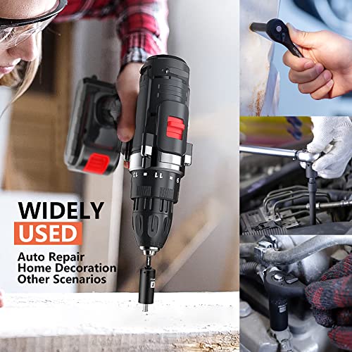 1/4" Drive Impact Socket Set, 52Pcs Ratchet Wrench Set, Metric and SAE - size: 1/4" Socket Set