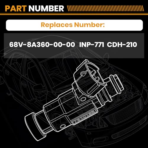 Fuel Injectors INP-771 Compatible with Yamaha Chevy Chrysler Dodge - size: INP-771 4P