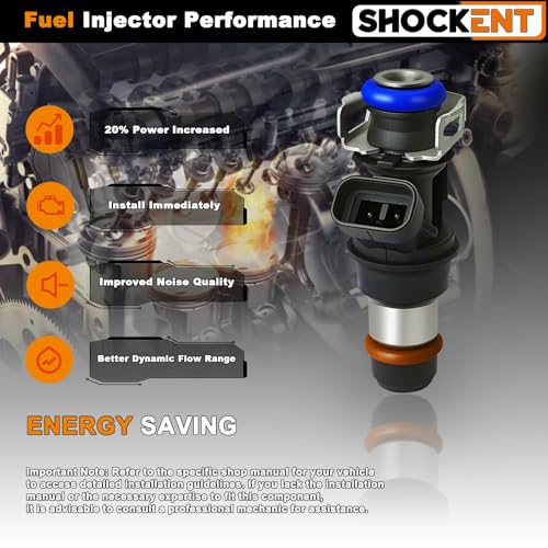 17113553 Upgraded 4.8L/5.3L/6.0L Fuel Injectors Fit for:-Chevy Silverado 1500 2001-2006, Tahoe 2000-2006; for:-GMC Sierra 1500 2000-2006; for:-Cadillac Escalade 2002-2006 Set Of 8