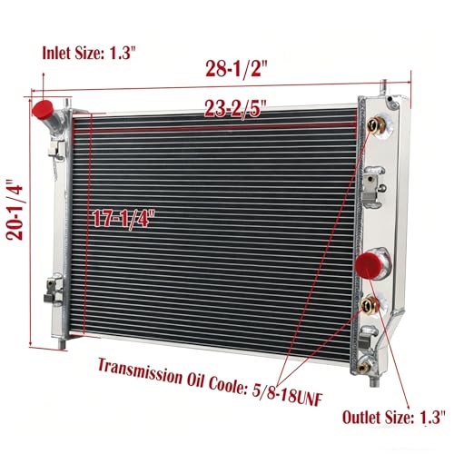 3 Row Aluminum Radiator+Shroud Fan for 2005-2013 Chevy Corvette 6.0 6.2L 7.0L V8, radiators,replacement radiator, aluminum radiator