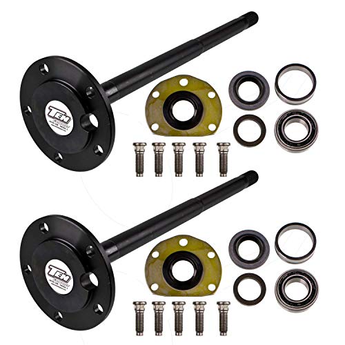 TEN Factory MG22125, Bolt Pattern Spline Drive Axle Shaft Assembly for AMC 20, Rear Kit for 1976–1982 CJ5/CJ7, 29 Spline One-Piece, 5 x 5.5 Bolt Pattern - Replaces Alloy USA 12125, Motive Gear AM20CJE