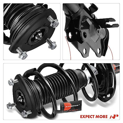 A-Premium Front Complete Strut Assemblies with Coil Springs, Set of 2 - style: Front Struts fit Mazda 3 2014-2018