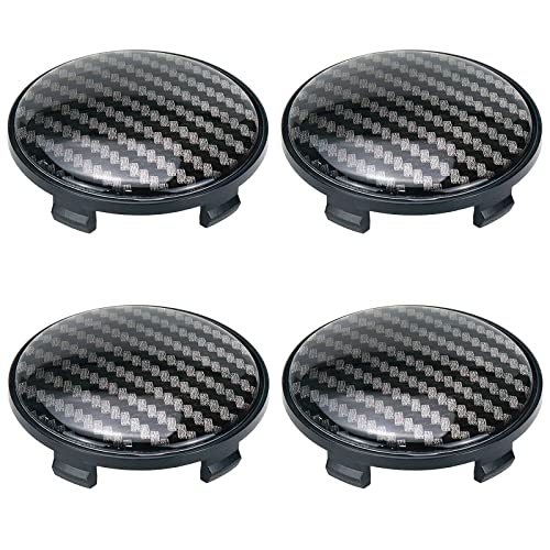 Modengzhe 4PCS Wheel Center Caps, 68mm Wheel Rim Hub Center Covers - color: Black, size: Outer 68 mm, Inner 67 mm
