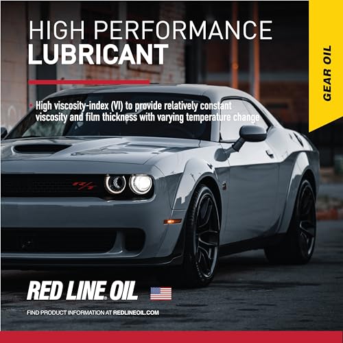 Red Line 57904 75W90 GL-5 Synthetic Gear Oil for Hypoid Limited Slip Differentials - 1 Quart - size: 1 Quart (32 Ounces)