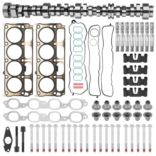 Upgrade AFM DOD 5.3L HS26744PT Camshaft Lifters Kit with Head Gasket Set