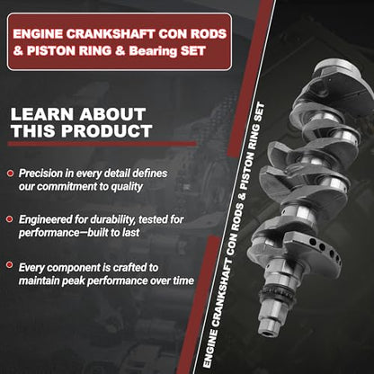G4NC 2.0 Crankshaft with Connecting Rods & Piston Set 2012-2019 - color: QD-Cra-G4NC-001