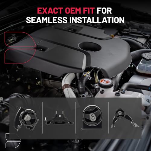 BDFHYK Engine Motor & Trans Mounts Compatible with Chrysler Town & Country - size: 2011-2020 Chrysler 4PCS