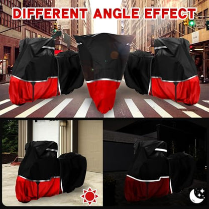 Motorcycle Cover for Harley Touring Model Road Glide Electra Glide Standard - size: Touring without Trunk