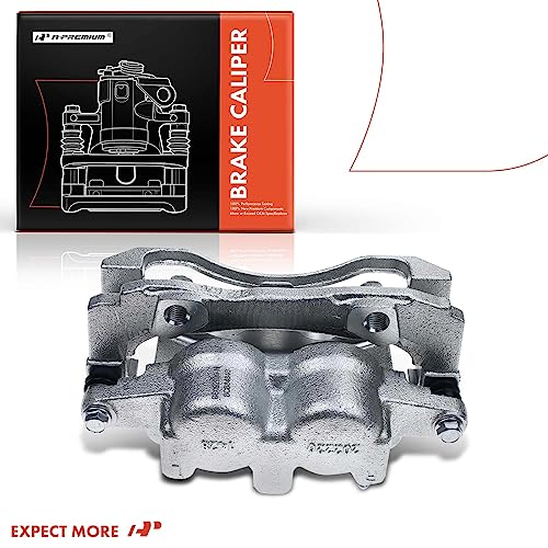 A-Premium Front Right Passenger Disc Brake Caliper with Bracket - style: Front Passenger Side