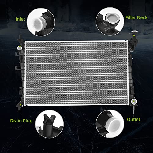 AUTOSAVER88 Radiator Compatible with 2008 2009 2010 2011 Ford Focus 2.0L - style: 08-11 Ford Focus