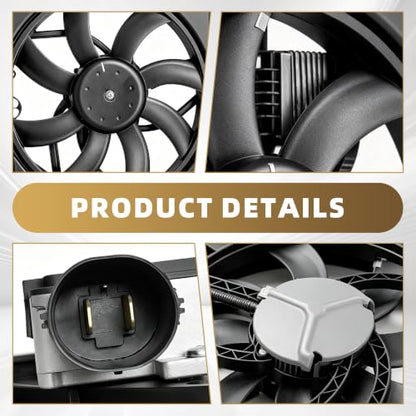 Radiator Cooling Fan Assembly Engine Fan Ford Edge Lincoln MKX 621-392 - color: For Lincoln MKX