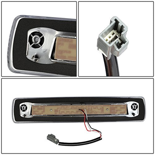 DNA MOTORING 3BL-COLO15-3D-LED-CH Chrome Housing 3D LED Third Tail Brake Light [Compatible with 15-18 Colorado/Canyon] - color: Chrome