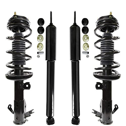 Detroit Axle - 4pc Struts Shock Absorbers for 2013-2015 Honda Civic - size: 4AQ47093/Shock Kit