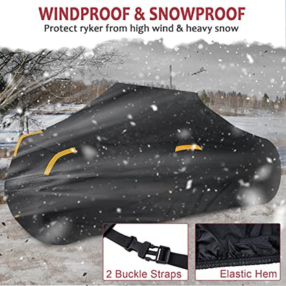 StarknightMT Ryker Cover Waterproof Vent All Weather Protection PU Cover
