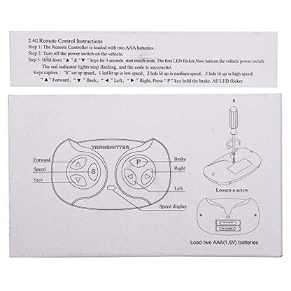JR1810RX 5 Pin Children's Electric Car 2.4G Bluetooth Remote Control and Receiver Kit Controller Control Box Accessories for Replacement Parts