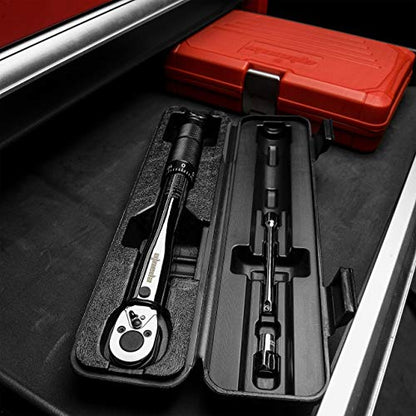 EPAuto 1/4-Inch Drive Click Torque Wrench, 20-200 In.-lb./ 2.26~22.6 Nm - size: 1/4 Inch Drive (1.67-16.67 ft.-lb.)