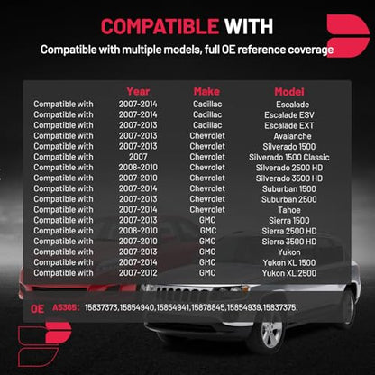 BDFHYK Engine Motor & Trans Mounts Compatible with Cadillac Escalade - size: 2007-2014 GMC 2PCS