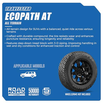 All Terrain 245/65R17 107T SUV Tire, 4-Pack - size: 245/65R17 4 Ply