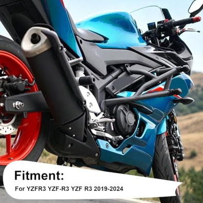 Motorcycle Highway Crash Bars for Yamaha YZF R3 YZF-R3 2019-2024