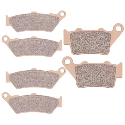 AHL Front & Rear Brake Pads Set for BMW F800GS F800 GS 2008-2011 (Sintered copper-based) - size: Sintered copper-based