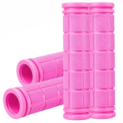 CHUNZEXI 4 PCS Rubber Bike Handlebar Grips - color: Pink