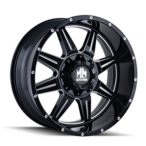 Mayhem Monstir Wheel with Milled Finish (18x9"/8x130.81mm, 0mm offset)