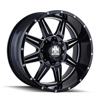 Mayhem Monstir Wheel with Milled Finish (18x9"/8x130.81mm, 0mm offset)