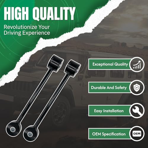 K80861 2PCS Front Stabilizer Sway Bar End Links Fit for Jeep 2006 2007 2008 2009 2010 Commander, Stabilizer Sway Bar End Links Fit for 2005 2006 2007 2008 2009 2010 Grand Cherokee - size: K80861 X2