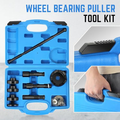 DNA Motoring Wheel Bearing Puller Tool Kit Compatible with 2000-2020 Most Harley Davidson Motorcycles, Wheel Bearing Removal and Installation Tool for 0.75" 1" 25mm Bearings, TOOLS-00557 - style: fit 00-20 Davidson