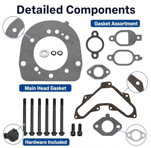 Cylinder Head Gasket Kit Replacement for Kohler SV470 SV471 SV480 SV530 SV540 SV541 SV590 SV591 SV600 Engine 20-841-01-S