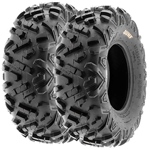 Set of 2 SunF Power.II 26x9-12 ATV UTV Off-Road Tires, All-Terrain, 6 PR, Tubeless A051 - size: 26x9-12