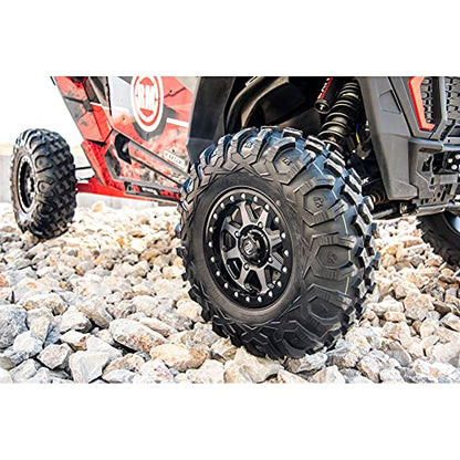 Tusk Megabite® Radial UTV Tire 32×10‑14 – 8‑Ply Radial Construction, Soft‑to‑Medium Terrain, Aggressive Tread Pattern, Compatible with Polaris RZR XP 1000 - color: 32x10-14