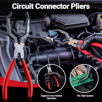 5 PCS Electrical Disconnect Pliers - Electrical Disconnect Pliers Set Locking Tab Disconnect for Car Sensors, Wiring Harnesses - size: 5