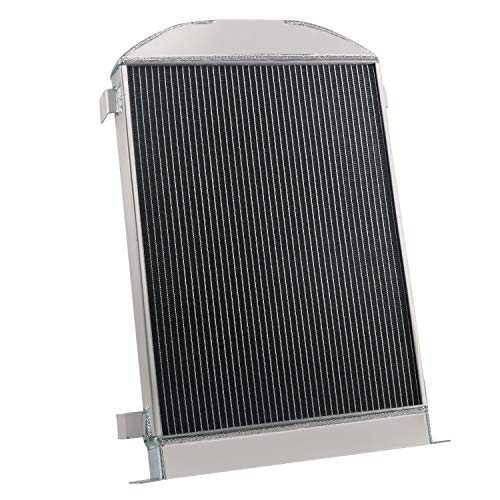 4 Row Aluminum Radiator for 1930-1936 Ford Model-A Hot Rod Chevy V8