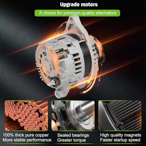 SCITOO 11440 Alternator 12V 160A fit for Dodge for Journey 3.6L 2011 - size: Small, style: 11440 Alternator