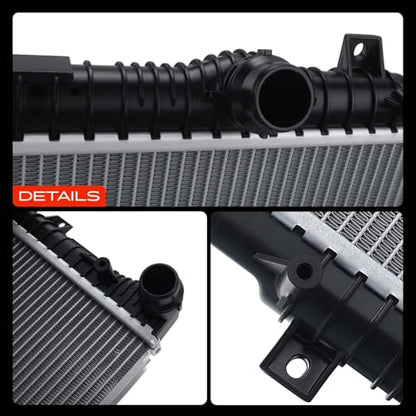A-Premium Engine Coolant Radiator Assembly Compatible with Volkswagen